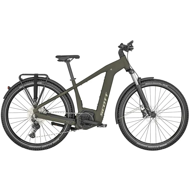 Scott Axis eRIDE 30 Electric Hybrid Bike in Green