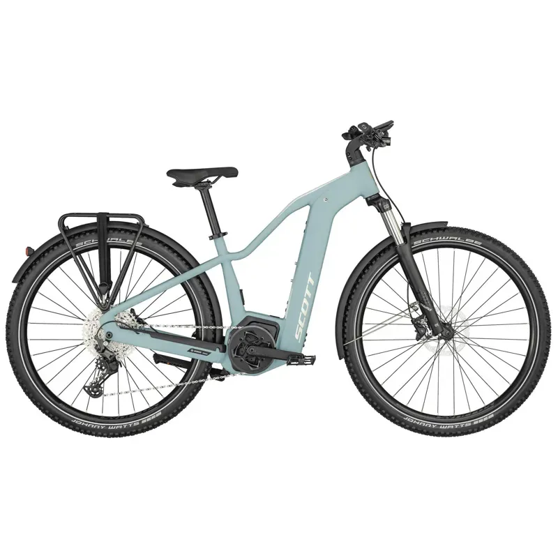 Scott Axis eRIDE 30 Womens Electric Hybrid Bike in Blue 