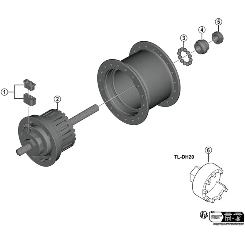 Shimano SPRE HBNX Connector Cap cover Black one size