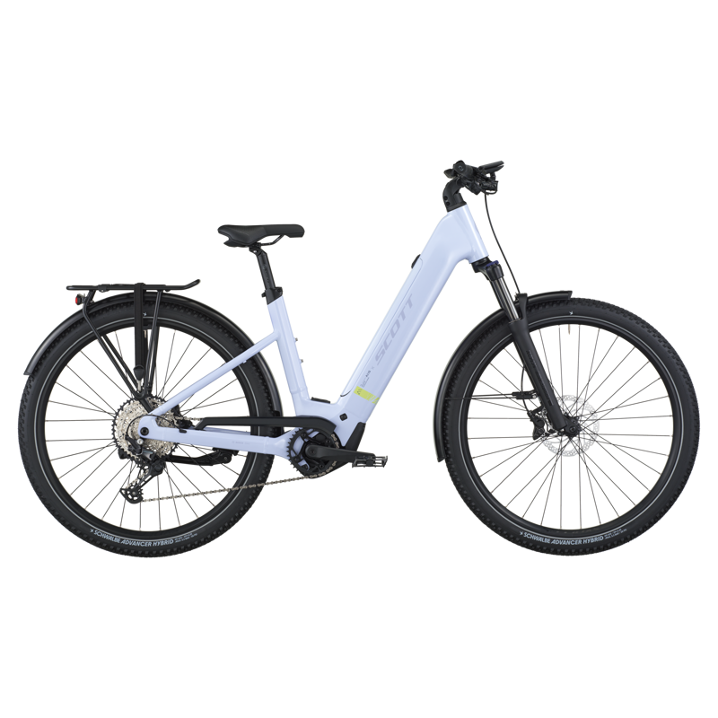 Scott Axis 20 Wave eHybrid Bike in Icy Blue