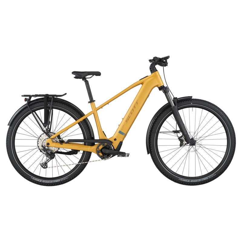 Scott Axis 20 eHybrid Bike in Colorado Gold