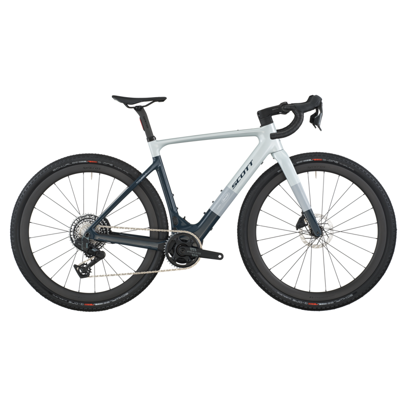 Scott Solace Gravel eRIDE 20 in Squid Blue/Beluga Grey