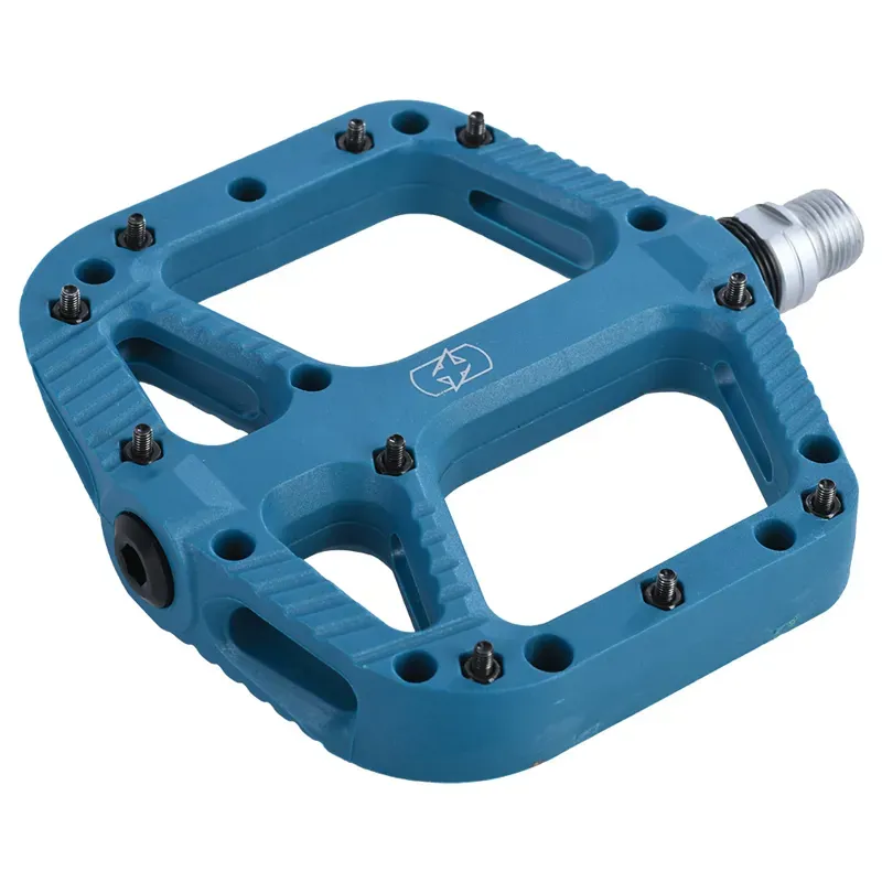 Oxford Loam Nylon Flat Pedals in Blue