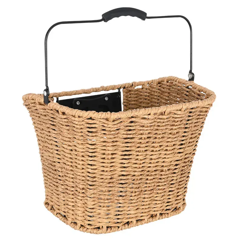 Oxford Magdalen Rattan Front QR Basket in Brown