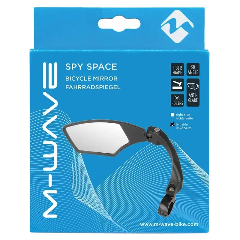 Spy Space Bicycle Mirror Black-3
