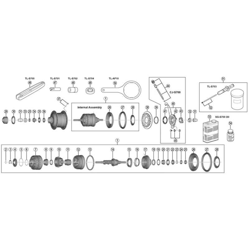 SPRE CJ-S700 Cassette Joint Silver one size