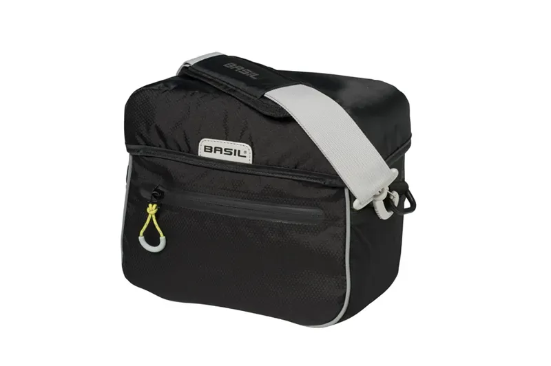 Basil Miles Handlebar Bag in Black
