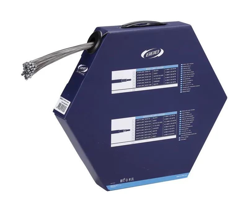 BBB 100x SpeedWire 1.1x2000mm Shimano Gear Cable in Silver