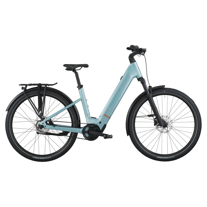 Scott Sub Tour 30 Wave eHybrid Bike in Sterling Blue