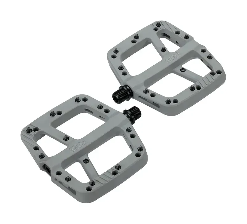 BBB Decoder MTB Flat Pedals In Grey-1