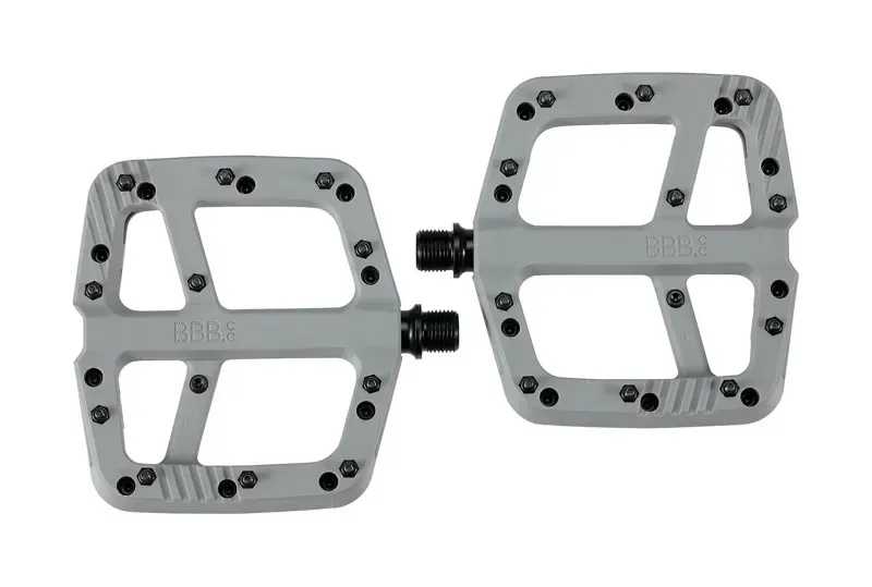 BBB Decoder MTB Flat Pedals In Grey-2