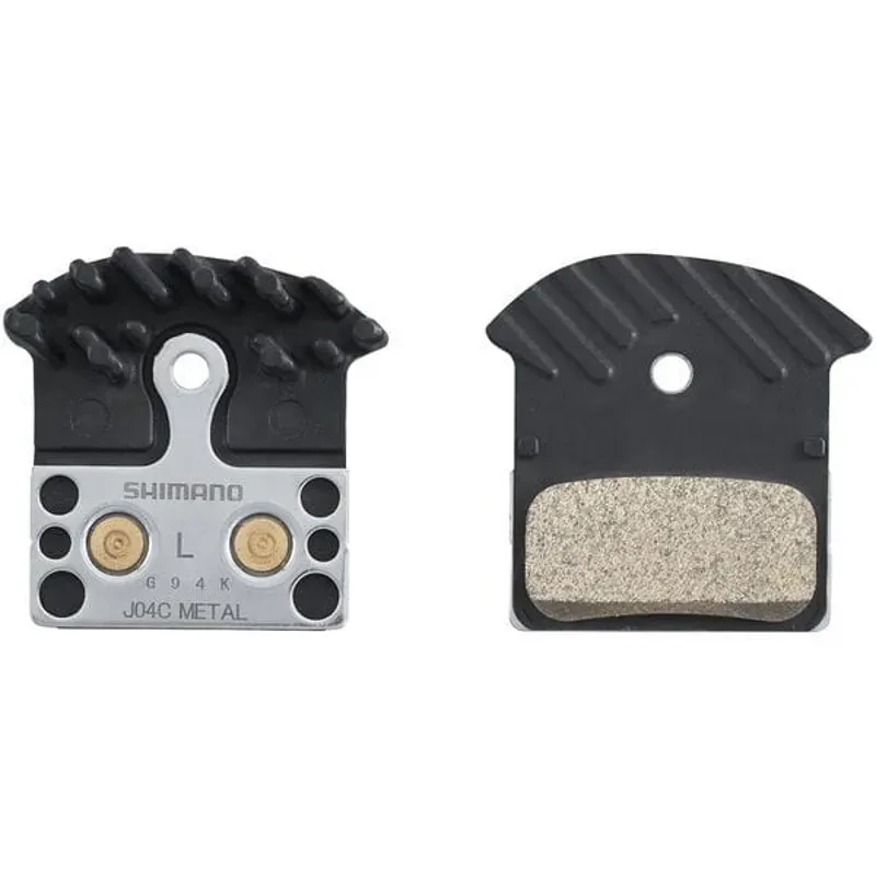 Shimano BRBX J04C Metal Brake Pad With Fins-1