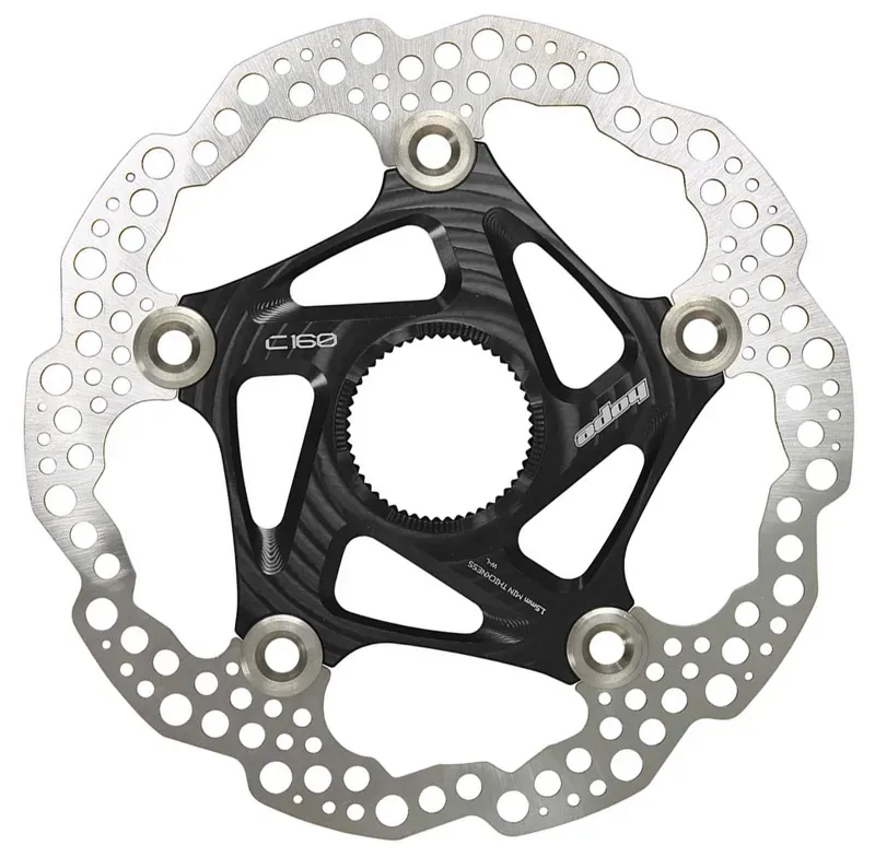 Hope Center Lock Floating/Wave 180mm Rotor in Black