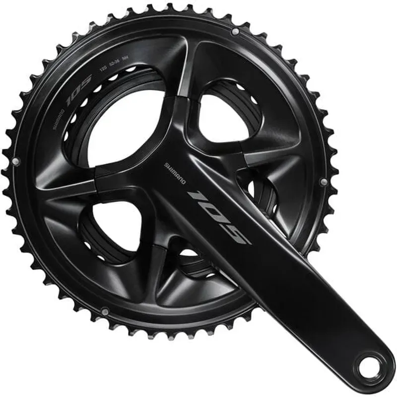 Shimano 105 Chainset R7100 12spd in black-2
