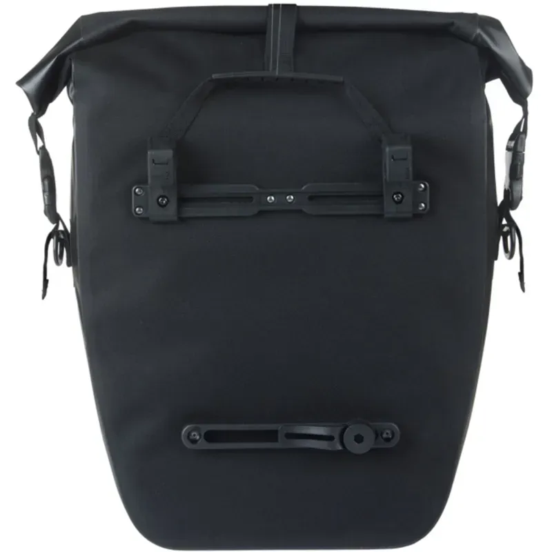 Basil Navigator 25-31L Waterproof Pannier Bag w/MIK Hooks in Black-3