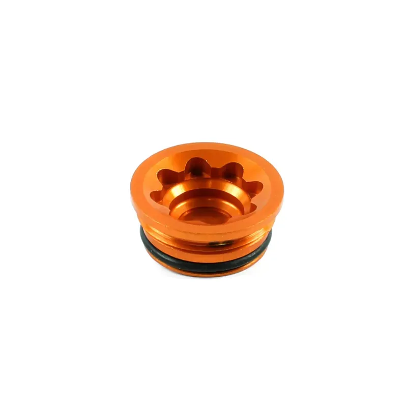 Hope V4 Large Replacement Bore Cap in Orange