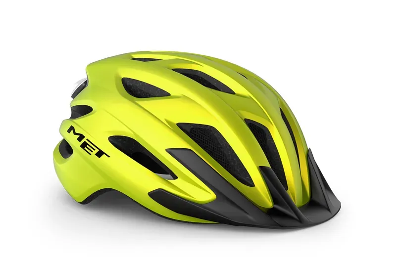 Met Crossover Mips Helmet in Lime Yellow Metallic