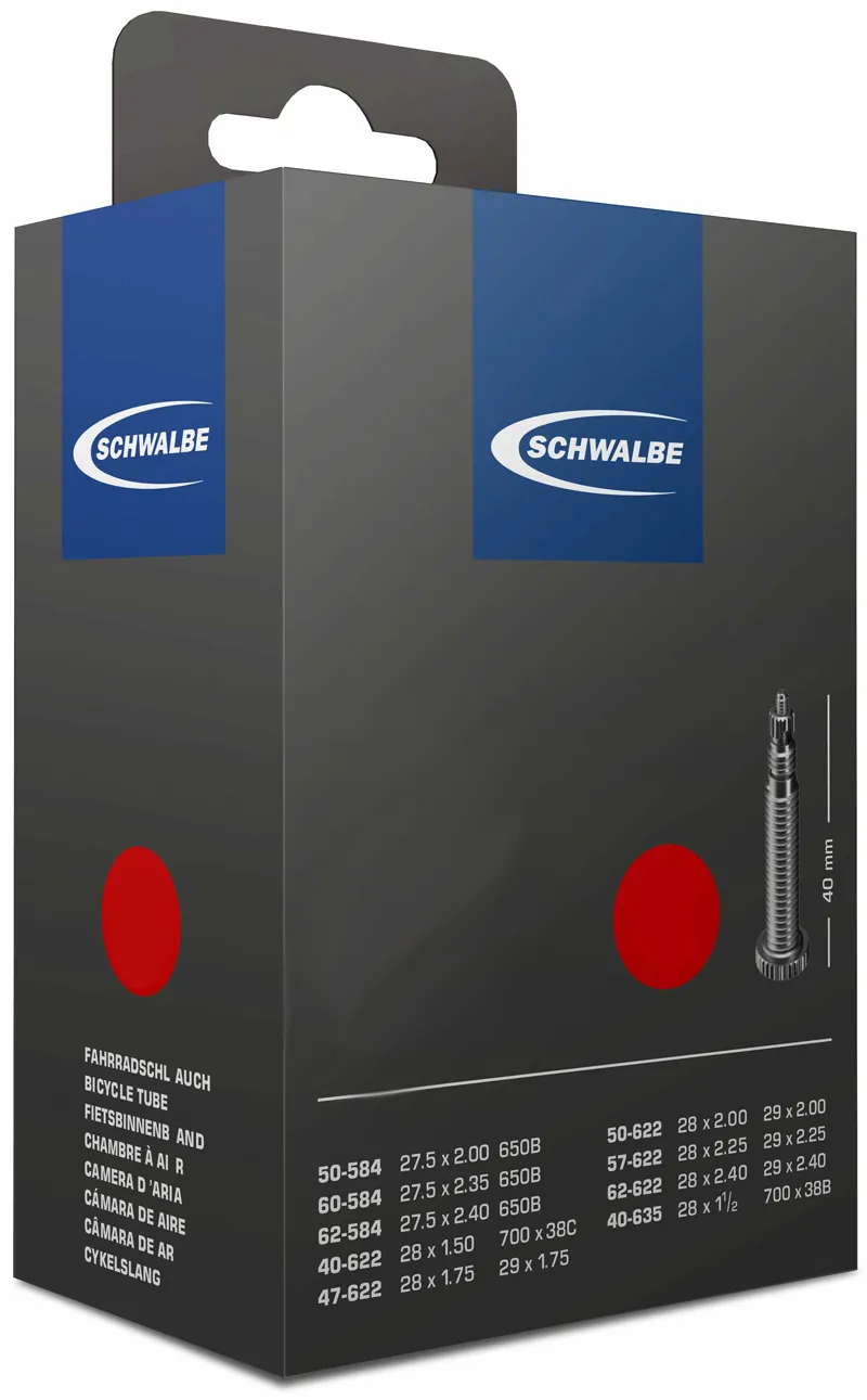 Schwalbe SV15 Inner Tube 700 X 18- 28c 40mm Valve