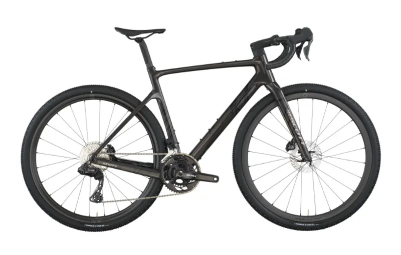 Scott Addict Gravel 15 Bike in Carbon Black-1