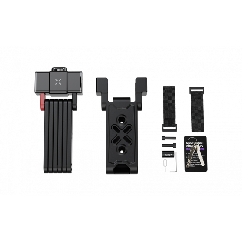 Black X Titan Smart Folding Lock - Gold-1