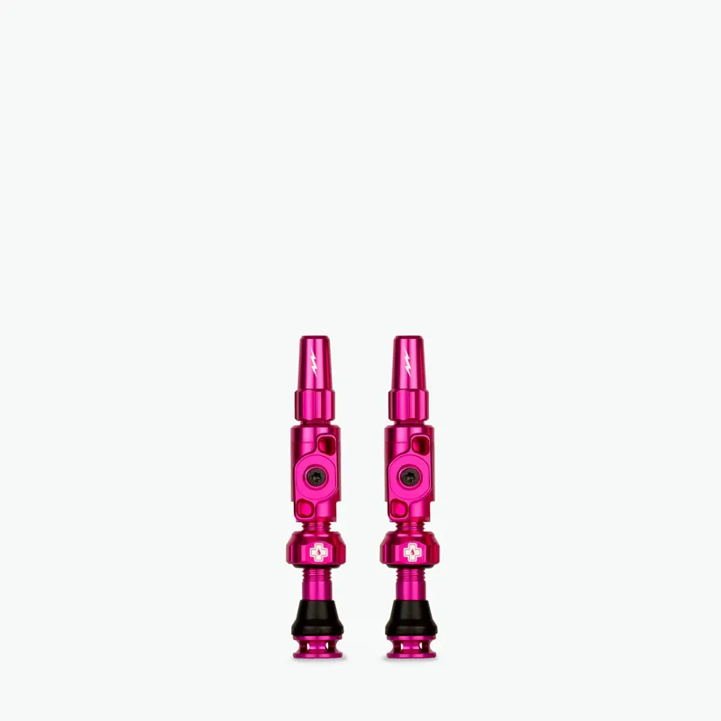 MucOff Tubeless Valves Big Bore Lite Small  Pink