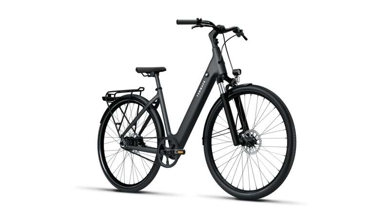 Tenways CGO800S Lightweight Electric Single Speed Bike in Black-1