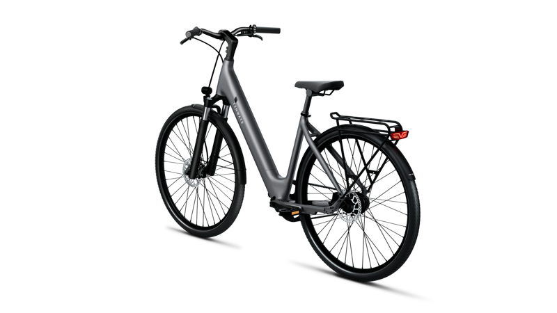 Tenways CGO800S Lightweight Electric Single Speed Bike in Grey-2