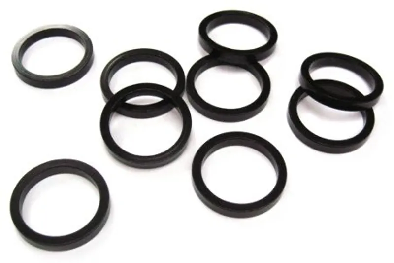 Alloy A-Head Set Spacer  Black 28.6mm x 5mm