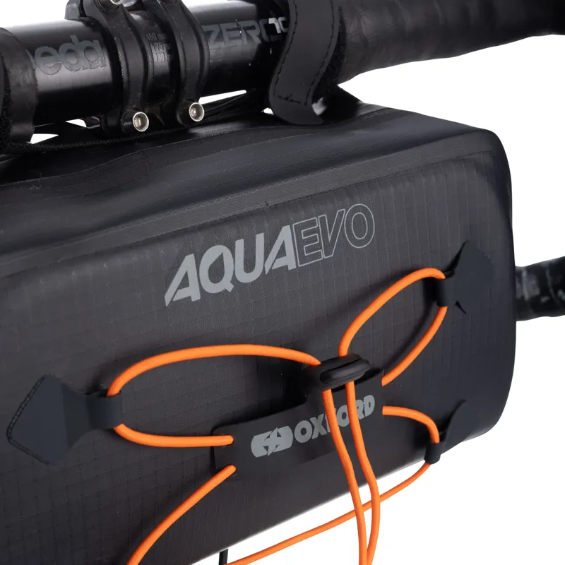 Oxford Aqua Evo Gravel Adventure Daytripper Handlebar Pack in Black-2