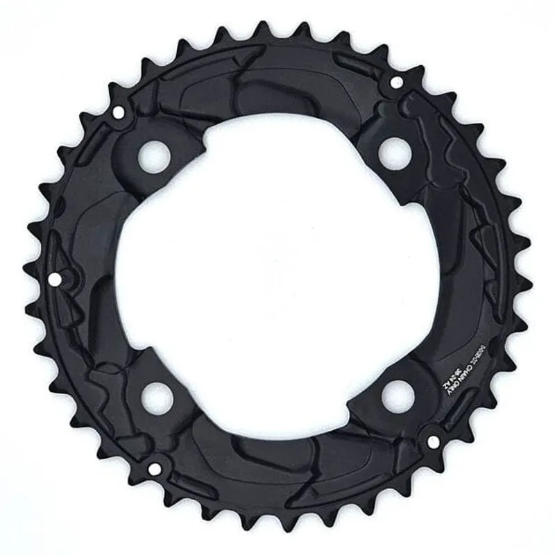 Shimano Chainring FCM617 10spd Double Outer 38T- AZ Black 38 teeth