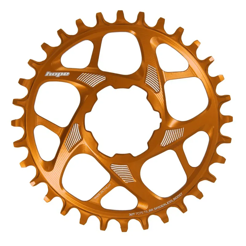 Hope R22 E-Bike Spiderless ChainRing - Shimano - Bronze 34T 53mm