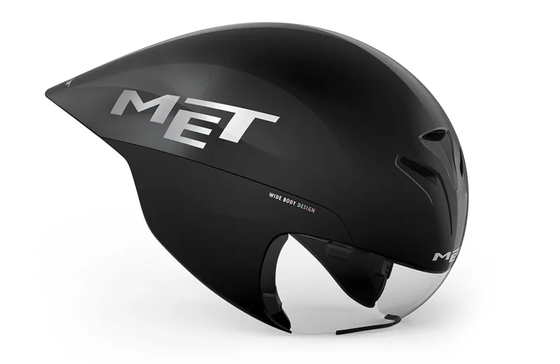 MET Drone II Wide Body Aero Helmet in Black