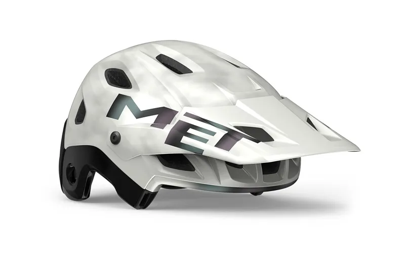 MET Parachute MCRFull Face Helmet in White-4