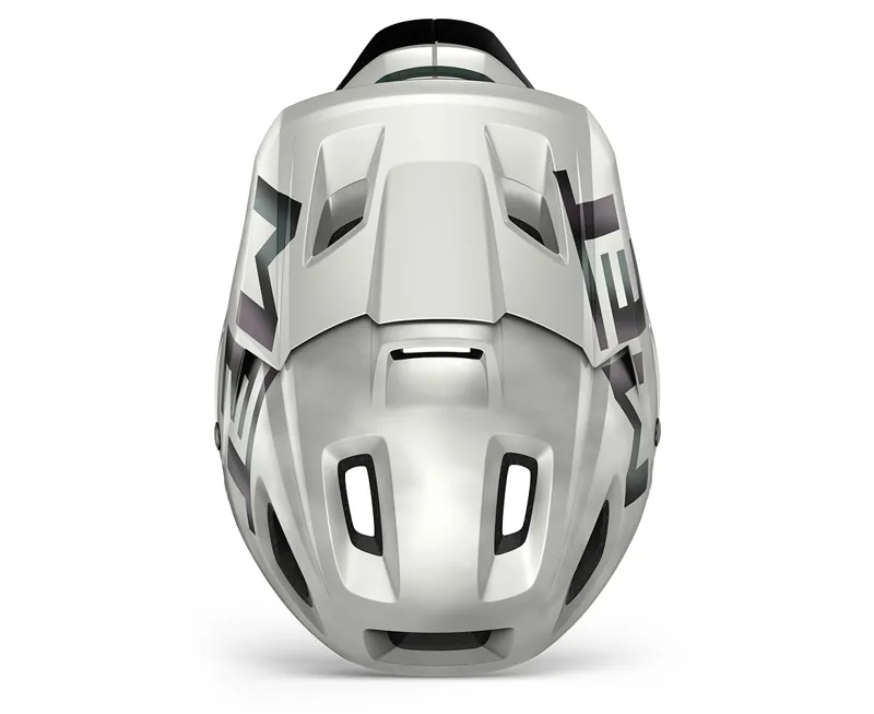 MET Parachute MCRFull Face Helmet in White-3