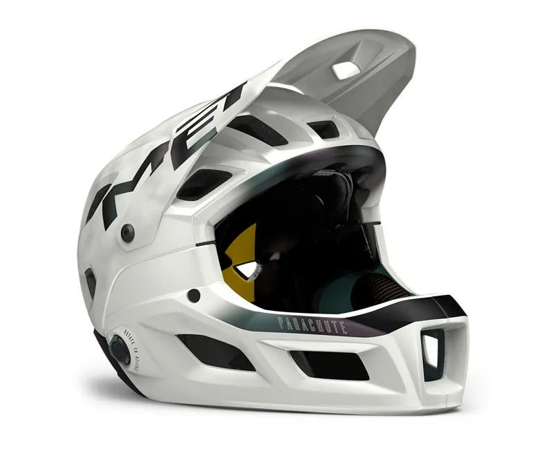 MET Parachute MCRFull Face Helmet in White