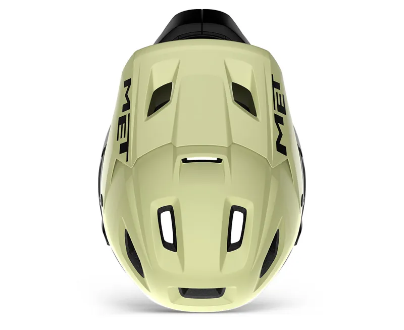 MET Parachute MCR Full Face Helmet in Pistachio Green-4