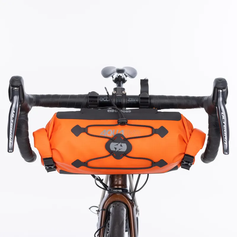 Oxford Aqua Evo Gravel Adventure Handlebar Pack in Orange