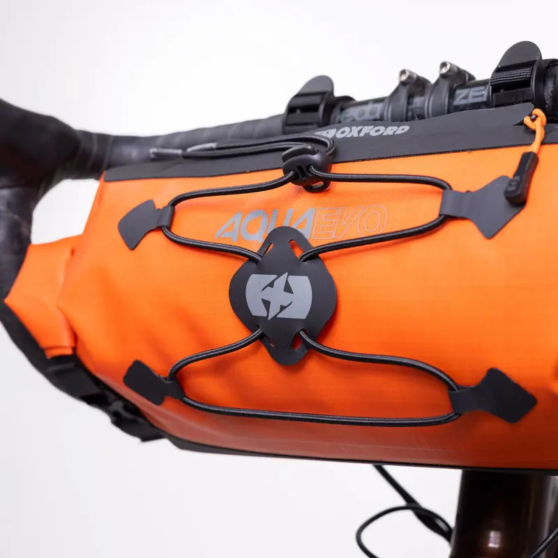 Oxford Aqua Evo Gravel Adventure Handlebar Pack in Orange-3
