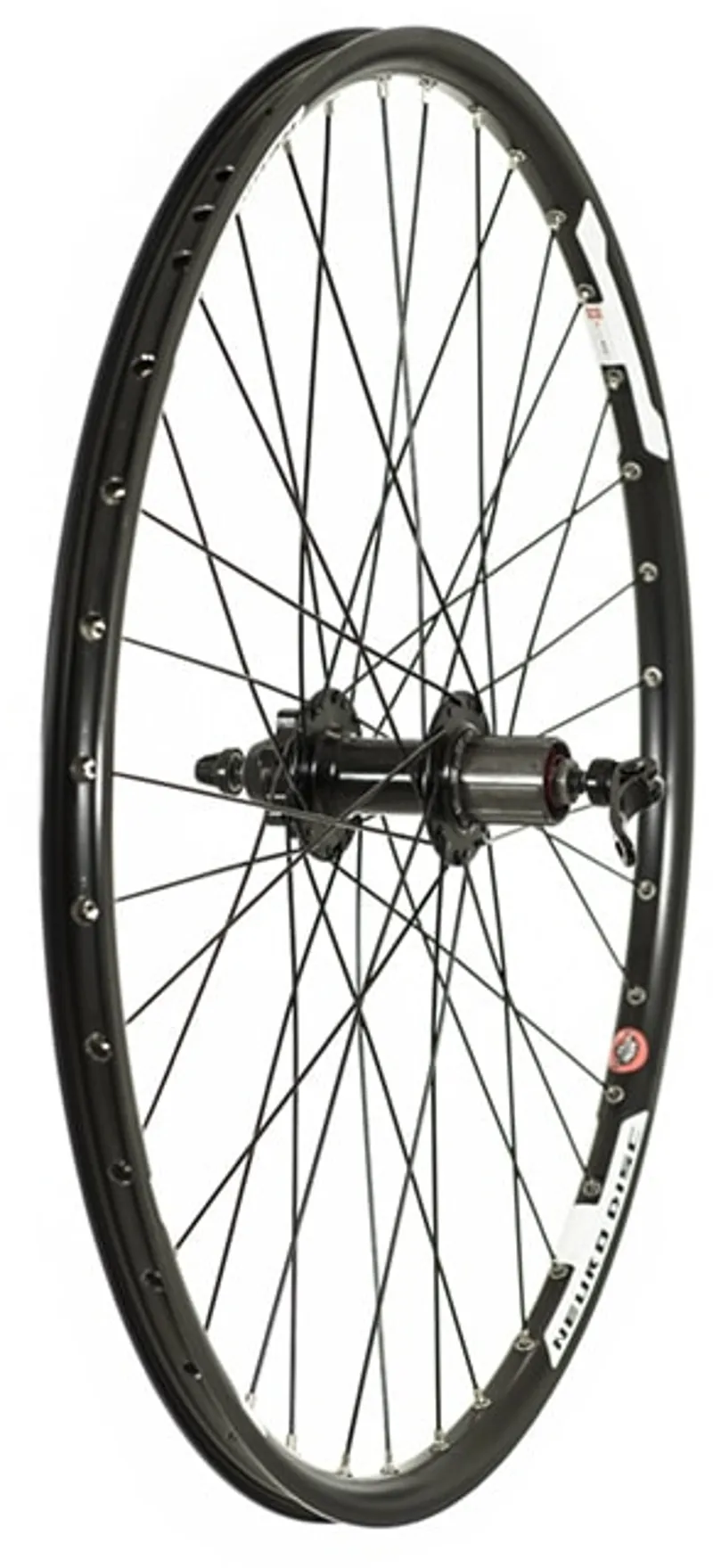 26 Rear Disc Cassette MTB Black Wheel