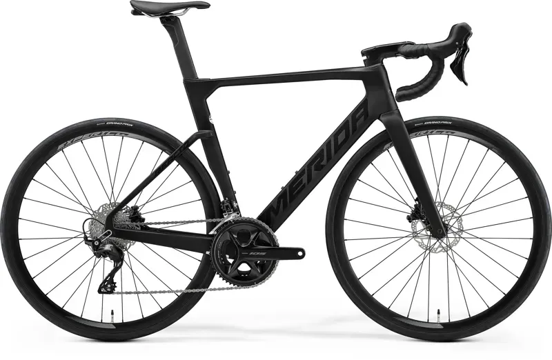 Merida Reacto 4000 Road Bike In Silk Black/Glossy Dark Silver