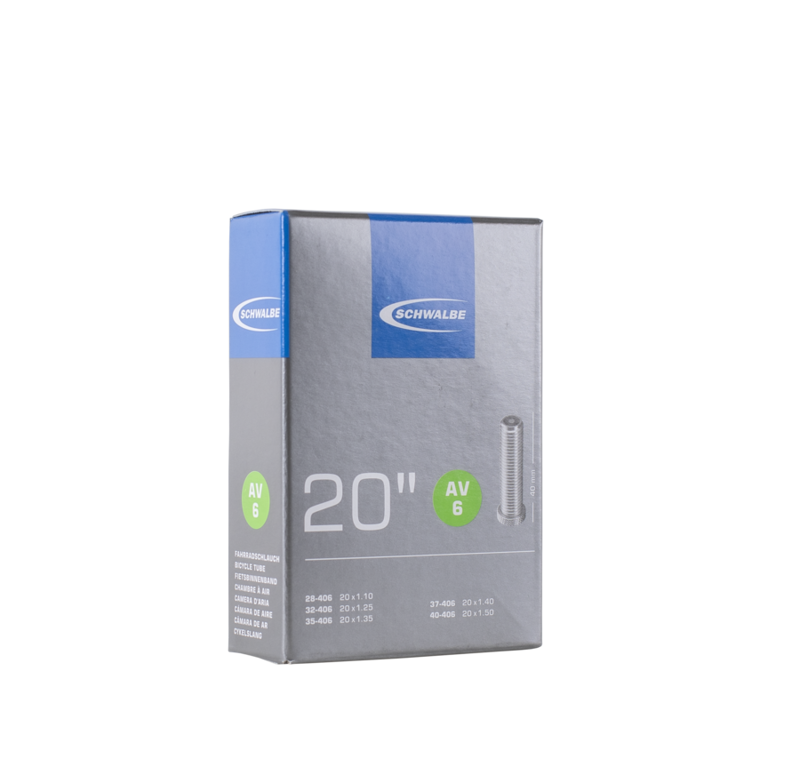 Schwalbe AV6 Inner Tube 20 X 1.35-1. 50-1