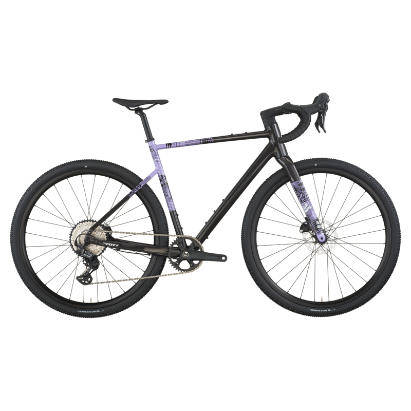 Scott Speedster Gravel 10 in Carbon Black/Tulip Purple