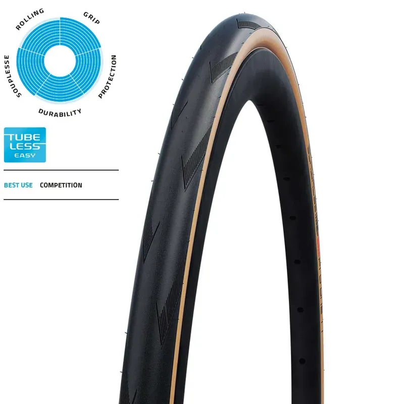 Schwalbe Pro One 700 X 32c V-Guard Transparent-Skin TL- Easy
