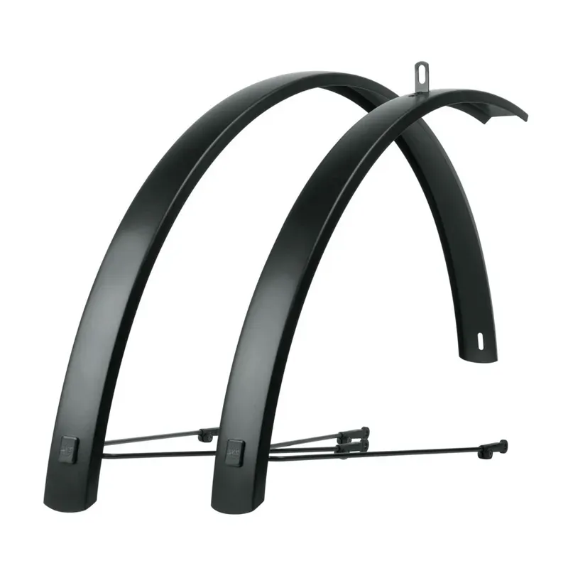 Sks Edge Al 28 46mm Aluminium Mudguard Set In Black