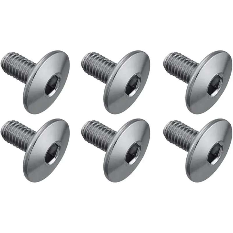 Shimano Spares SPD-SL 10mm CleatBolts X6 Silver
