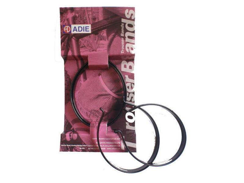 Adie PVC Covered Trouser Bands in Black click to zoom image