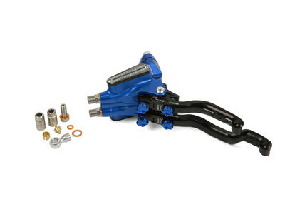 Hope Tech DUO Master Cylinder Complete R/H RIGHT HAND TECH 3 DUO Blue  click to zoom image
