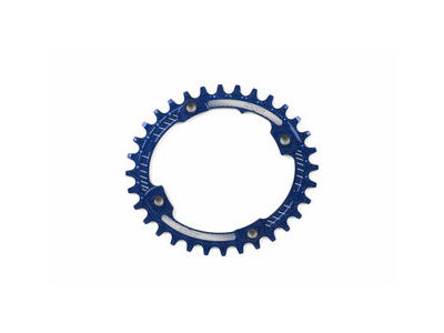 Hope Tech Oval Retainer Ring 32T STANDARD OVAL Blue  click to zoom image