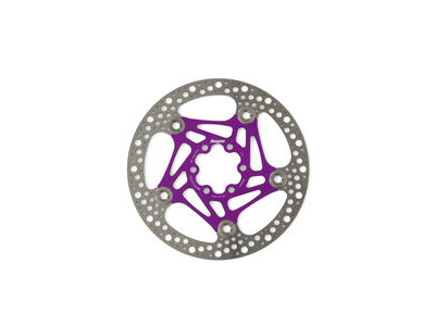 Hope Tech Road Floating Disc 160mm 6 Bolt  Purple  click to zoom image