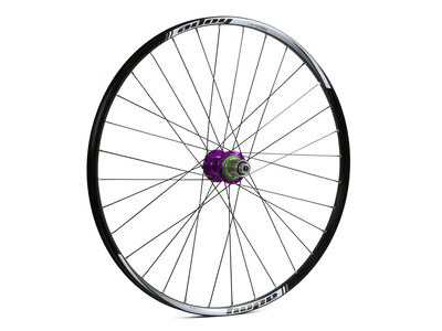 Hope Tech Rear Wheel - 27.5 XC - Pro 4 32H -148mm Shimano Steel HG Freehub Purple  click to zoom image